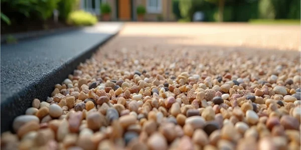 rocks on pavement